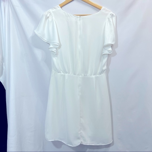 Impressions New with Tags white midi dress Medium - Picture 4 of 8
